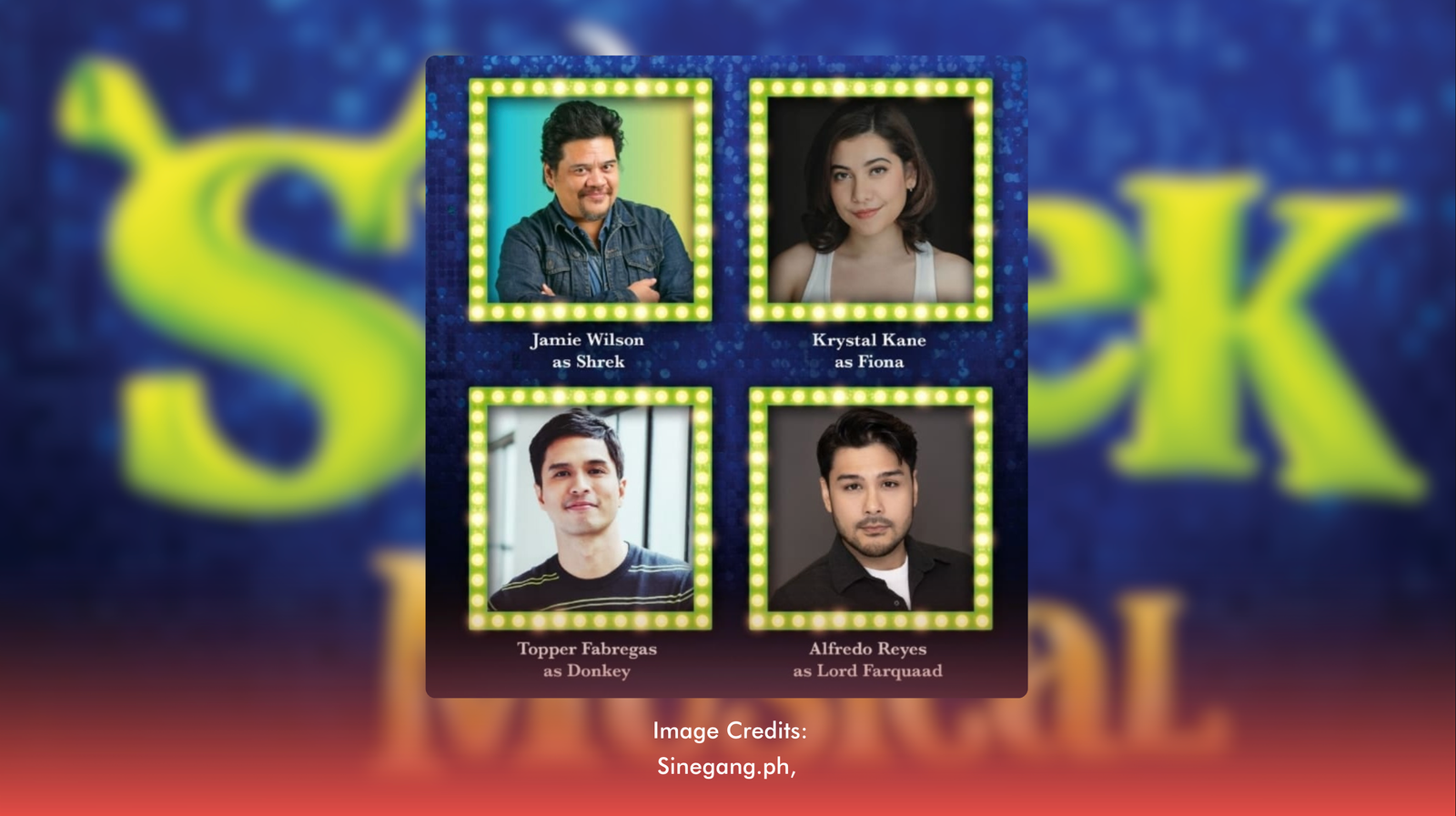 Filipino Theater Stars Shine In Shrek The Musical