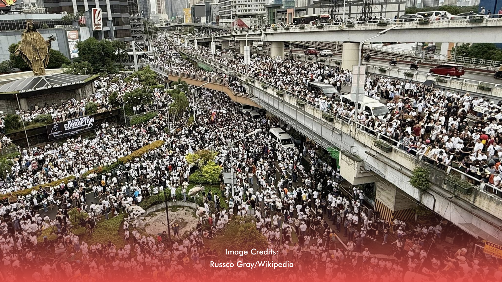 Thousands Rally To  Denounce Billions Lost To Flood Control Corruption