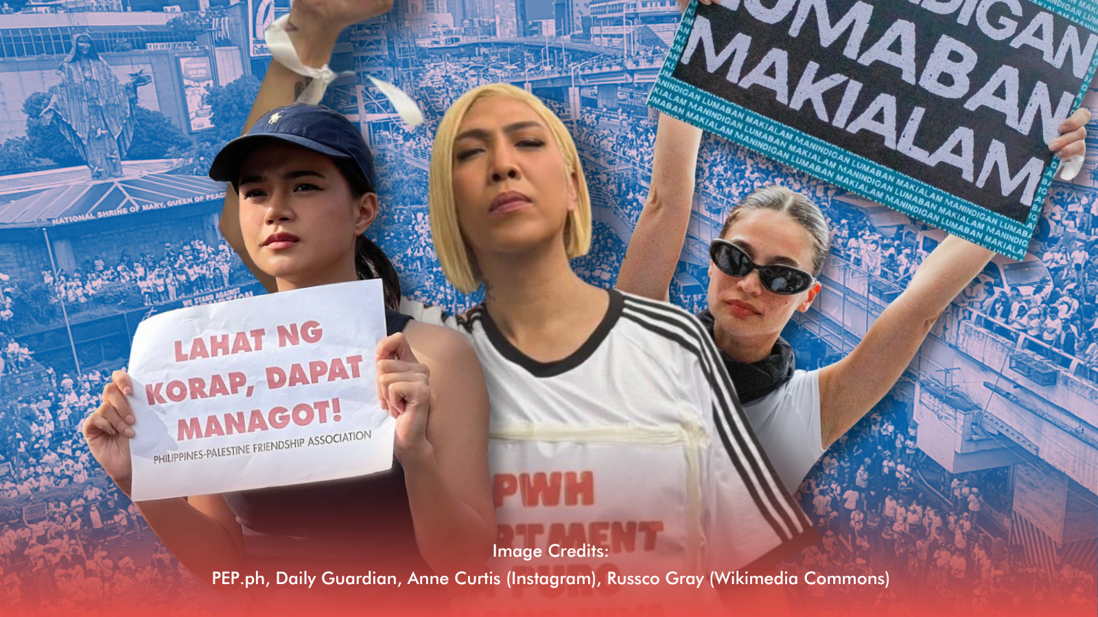 Trillion Peso March Celebrity List: Who Walked with the People